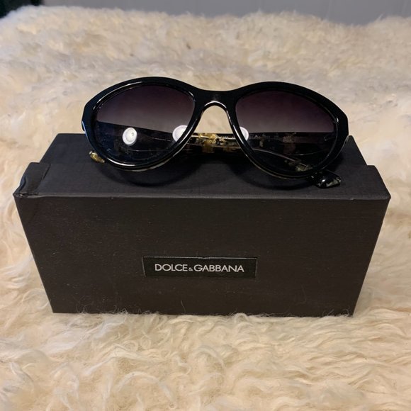 Dolce & Gabbana Sunglasses - Black + Gold